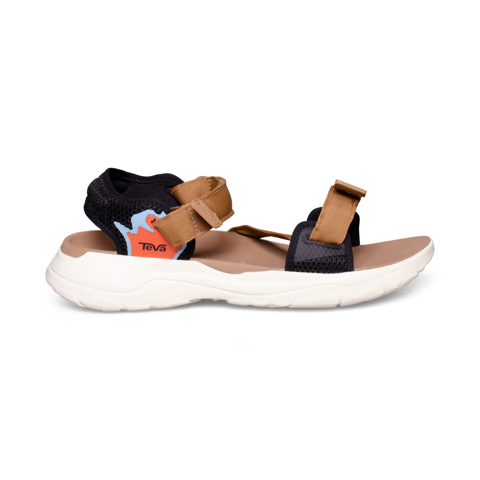 Teva Zymic Honey Brown / Black Sandals - Men's