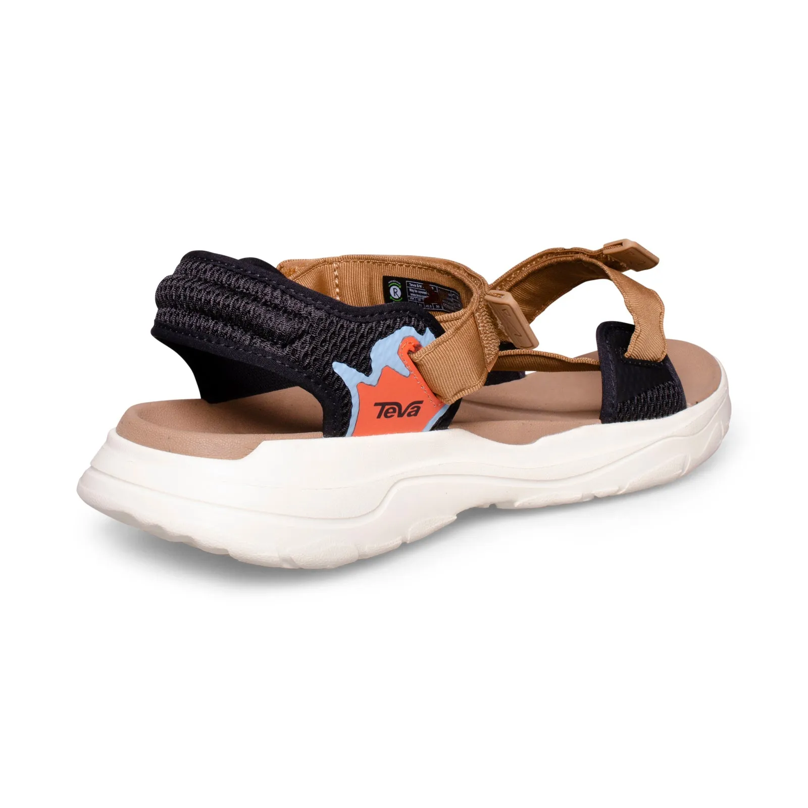 Teva Zymic Honey Brown / Black Sandals - Men's