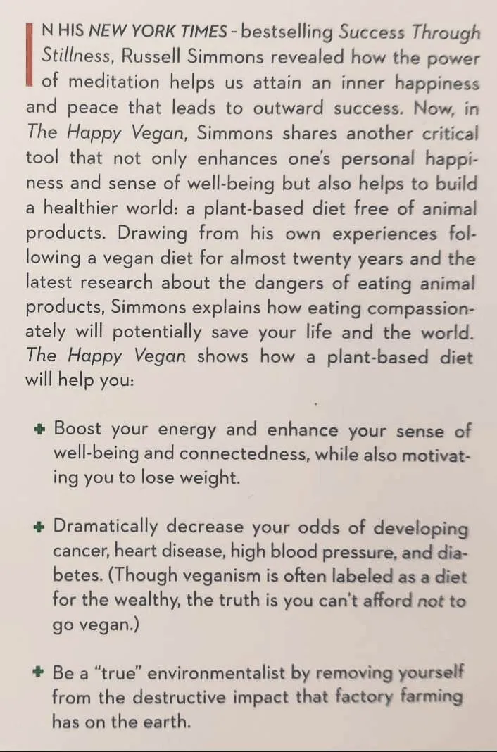 THE HAPPY VEGAN - Russell Simmons, Chris Morrow