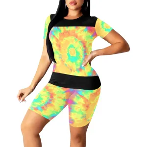 Tie Dye Women's Workout Set