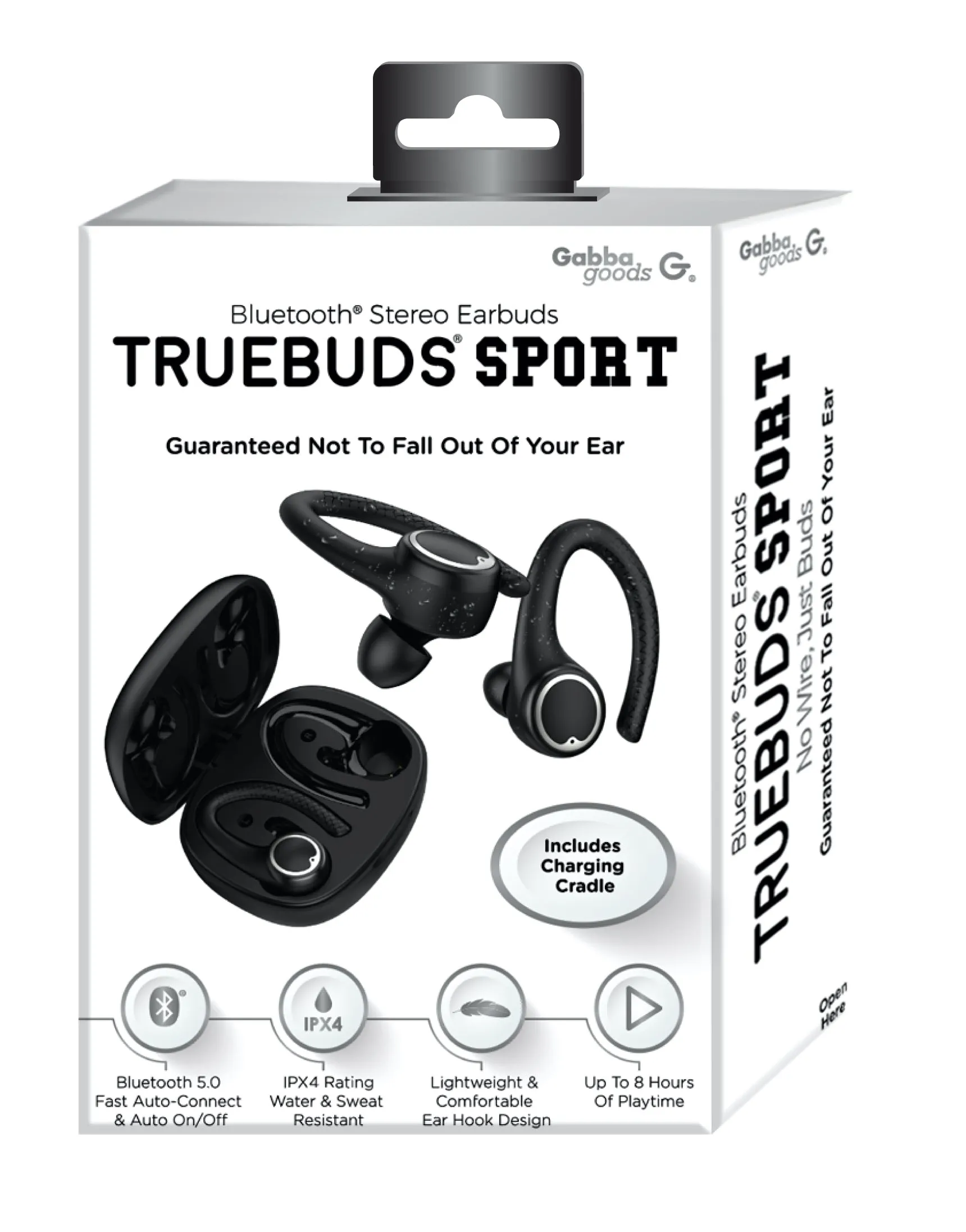 TrueBuds Sport Premium Wireless Earbuds with Ergonomic Design