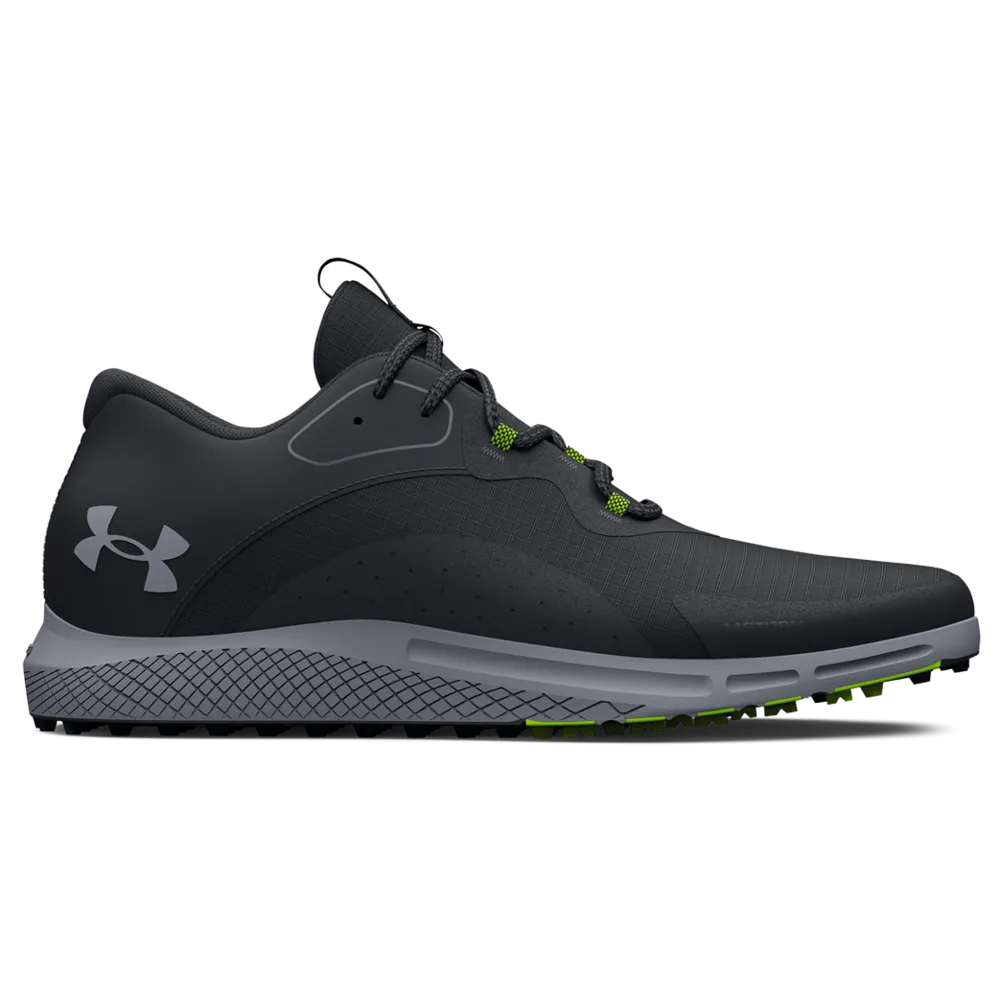 Under Armour Mens  Charged Draw 2 Spikeless Golf Shoes