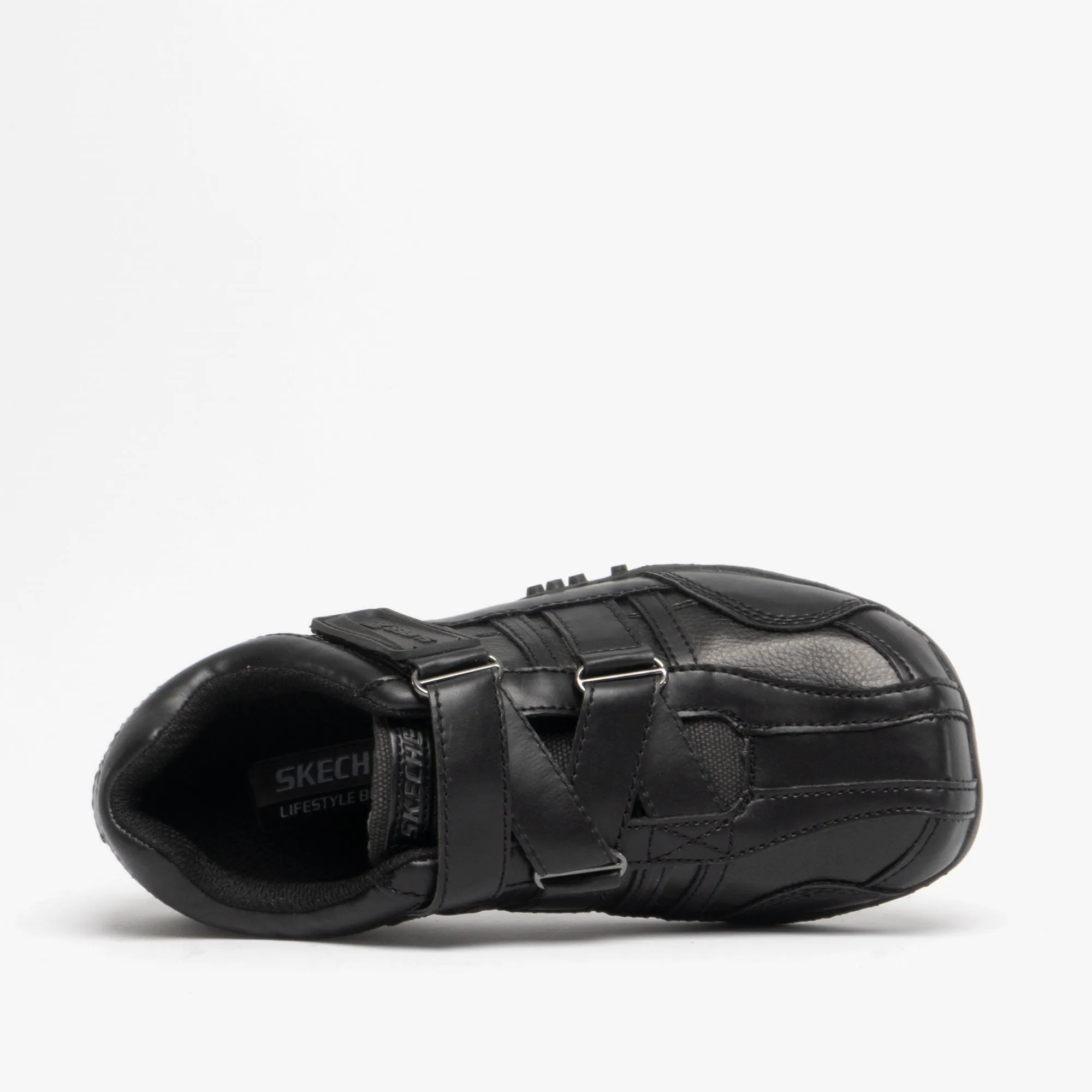 URBANTRACK II RAGE Boys Touch Fasten School Shoes Black