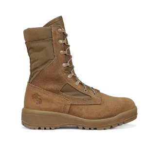 USMC Men's Coyote Hot Weather Steel Toe Boots - Belleville 550ST