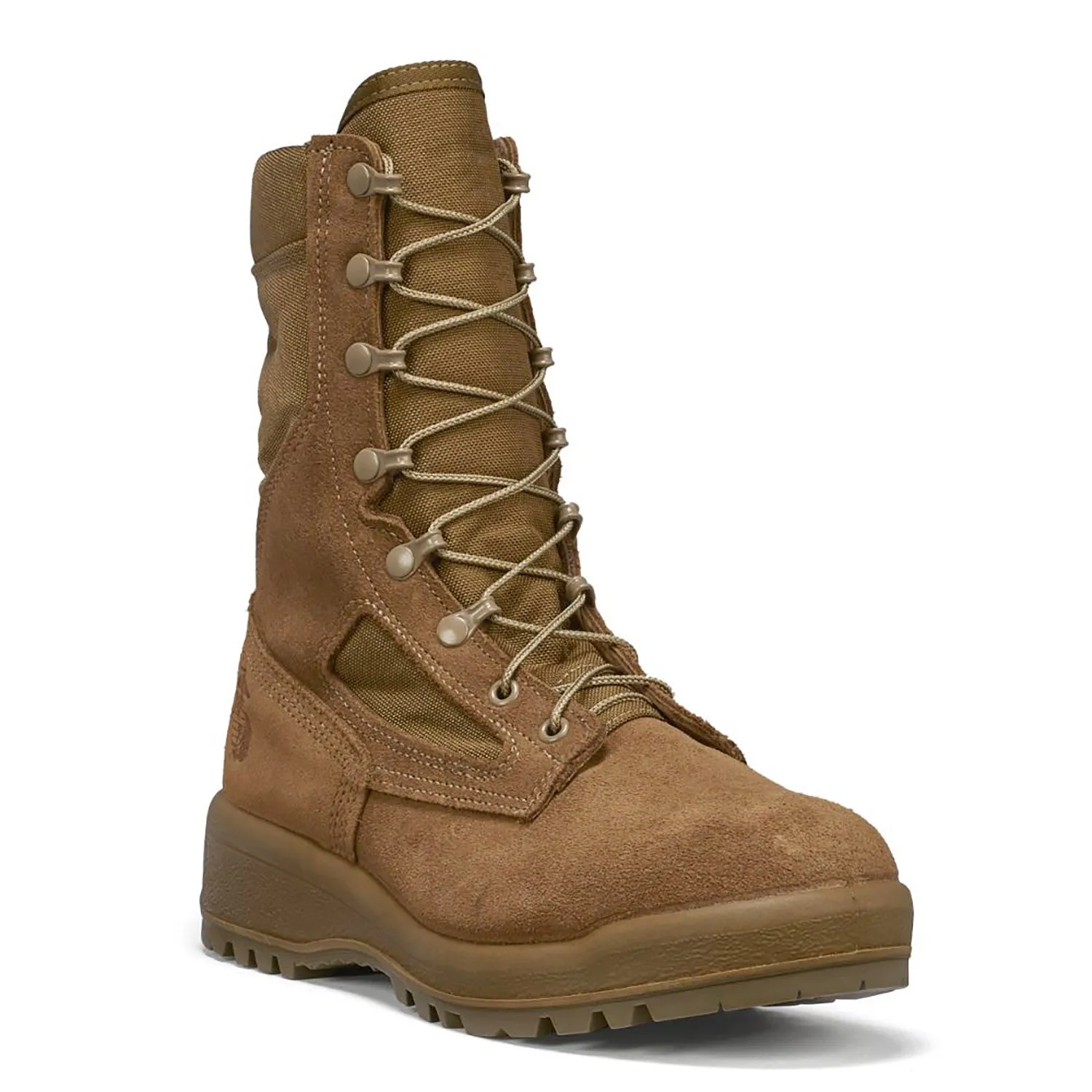 USMC Men's Coyote Hot Weather Steel Toe Boots - Belleville 550ST