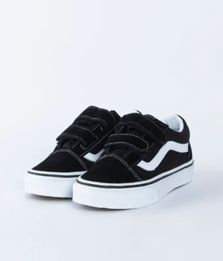 Vans Kid's Old Skool V - Black/True White