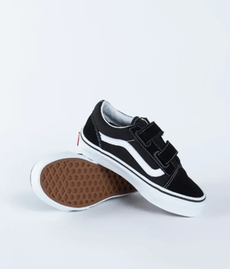 Vans Kid's Old Skool V - Black/True White