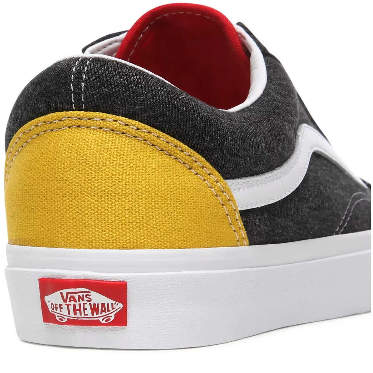 Vans Unisex Old Skool Coastal Shoes - Black / White / Yellow / Red