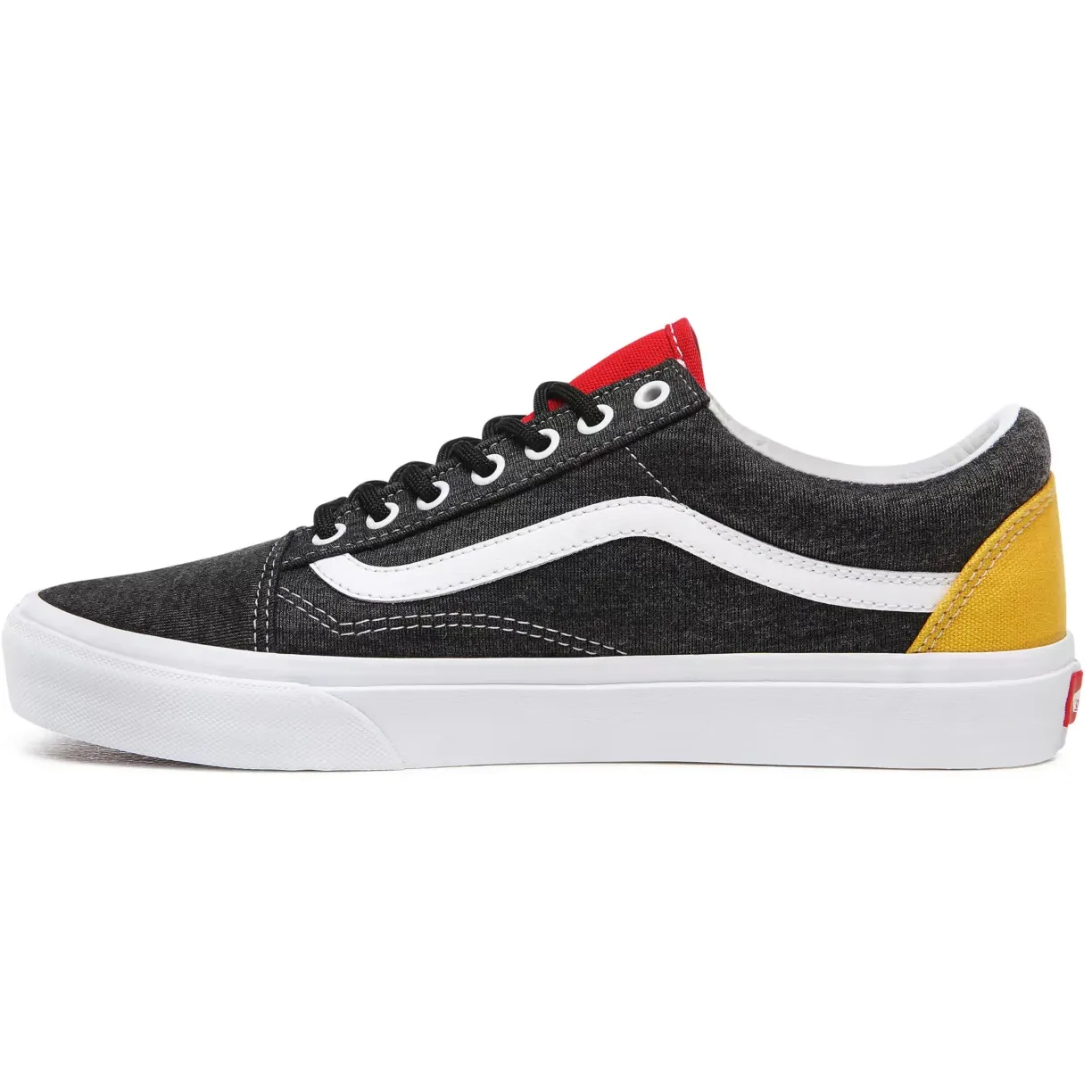 Vans Unisex Old Skool Coastal Shoes - Black / White / Yellow / Red