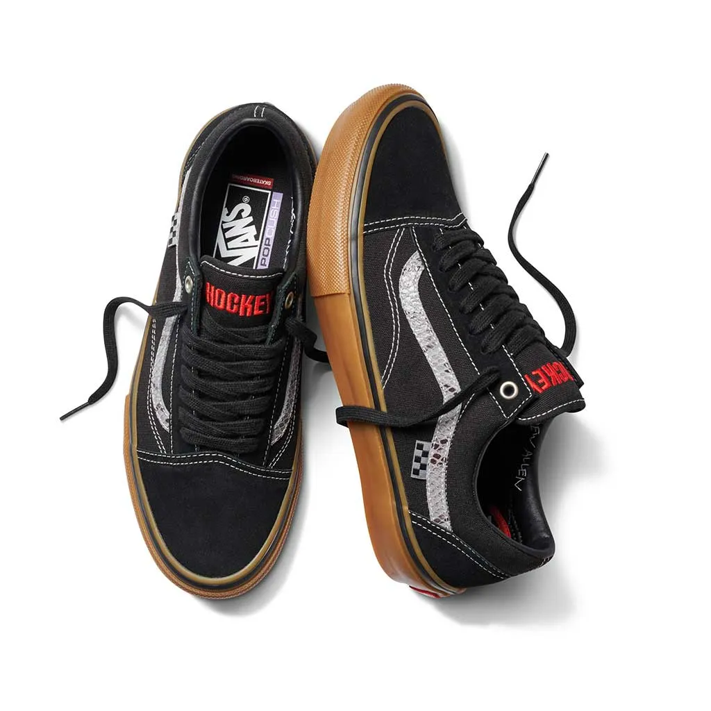 Vans x Hockey Skate Old Skool - Black/Snake Skin