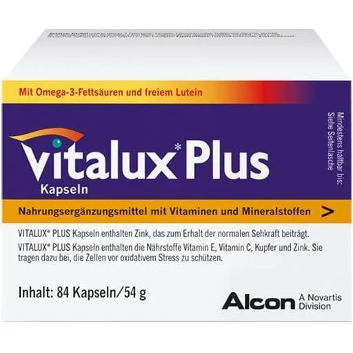 VITALUX Plus Lutein and Omega-3 capsules 84 pcs