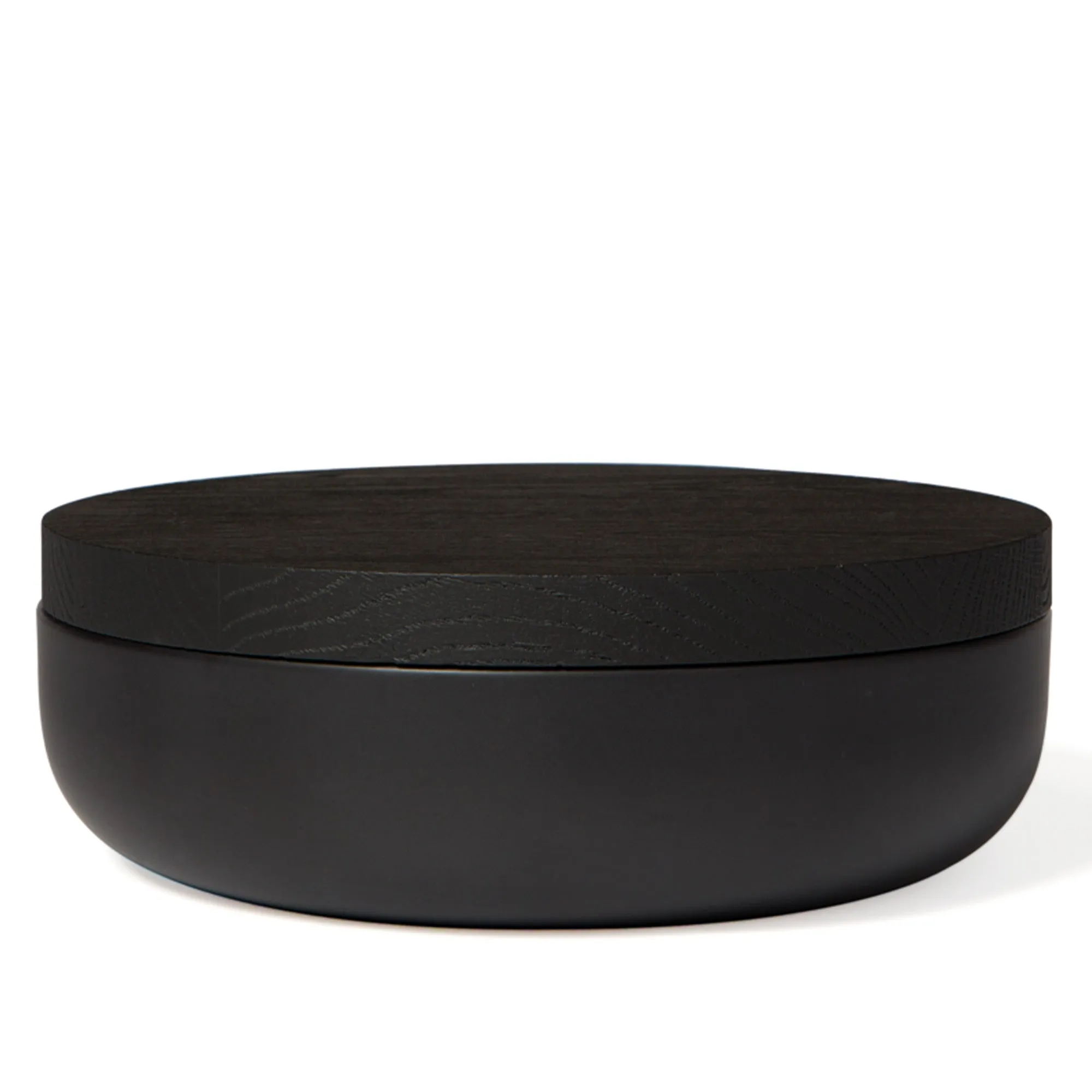 VVD Pottery - Black Ceramic with Black Varnished Oak Lid (3073/3072/3053/3052/3023/3022)