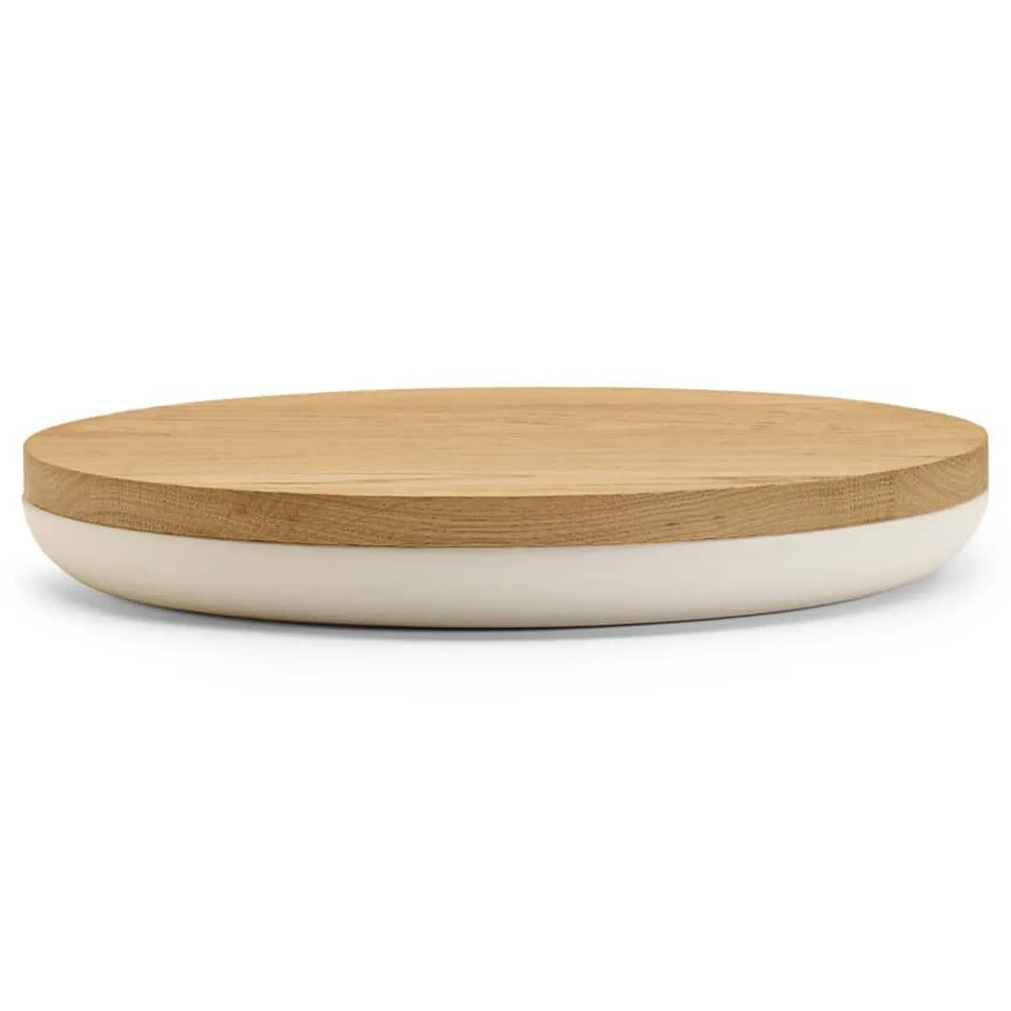 VVD Pottery - Ceramic 30x2cm with 2cm Oak Lid (3022)