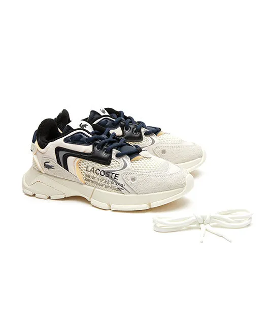 Women's Lacoste L003 Neo Textile Trainers Off White/Black