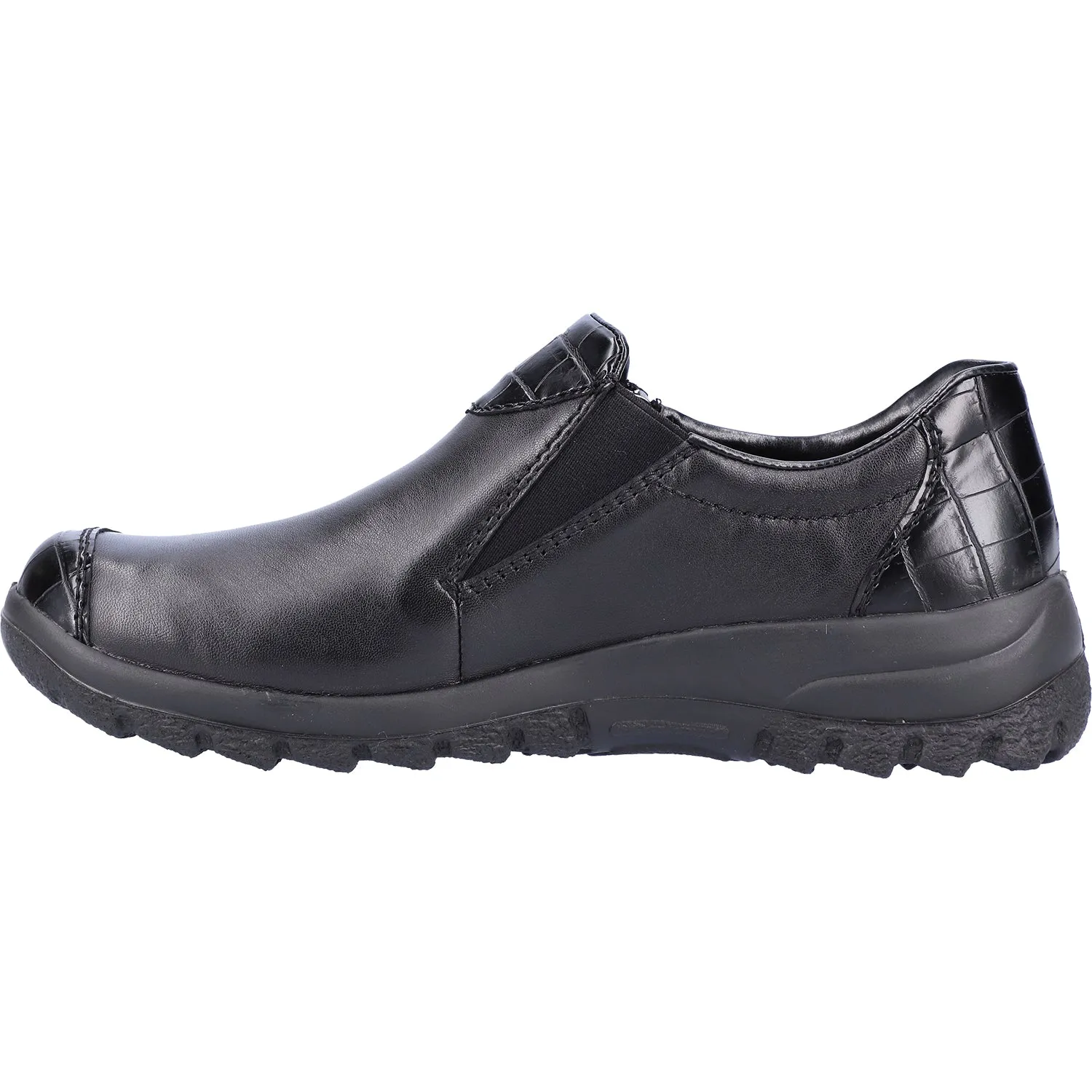 Women's Rieker L7166-00 Eike Black Leather