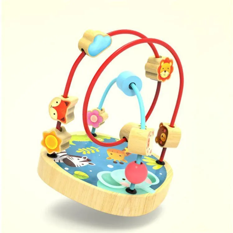 Wooden Beads Maze Animal Forest