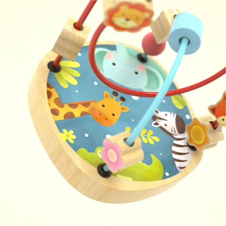 Wooden Beads Maze Animal Forest