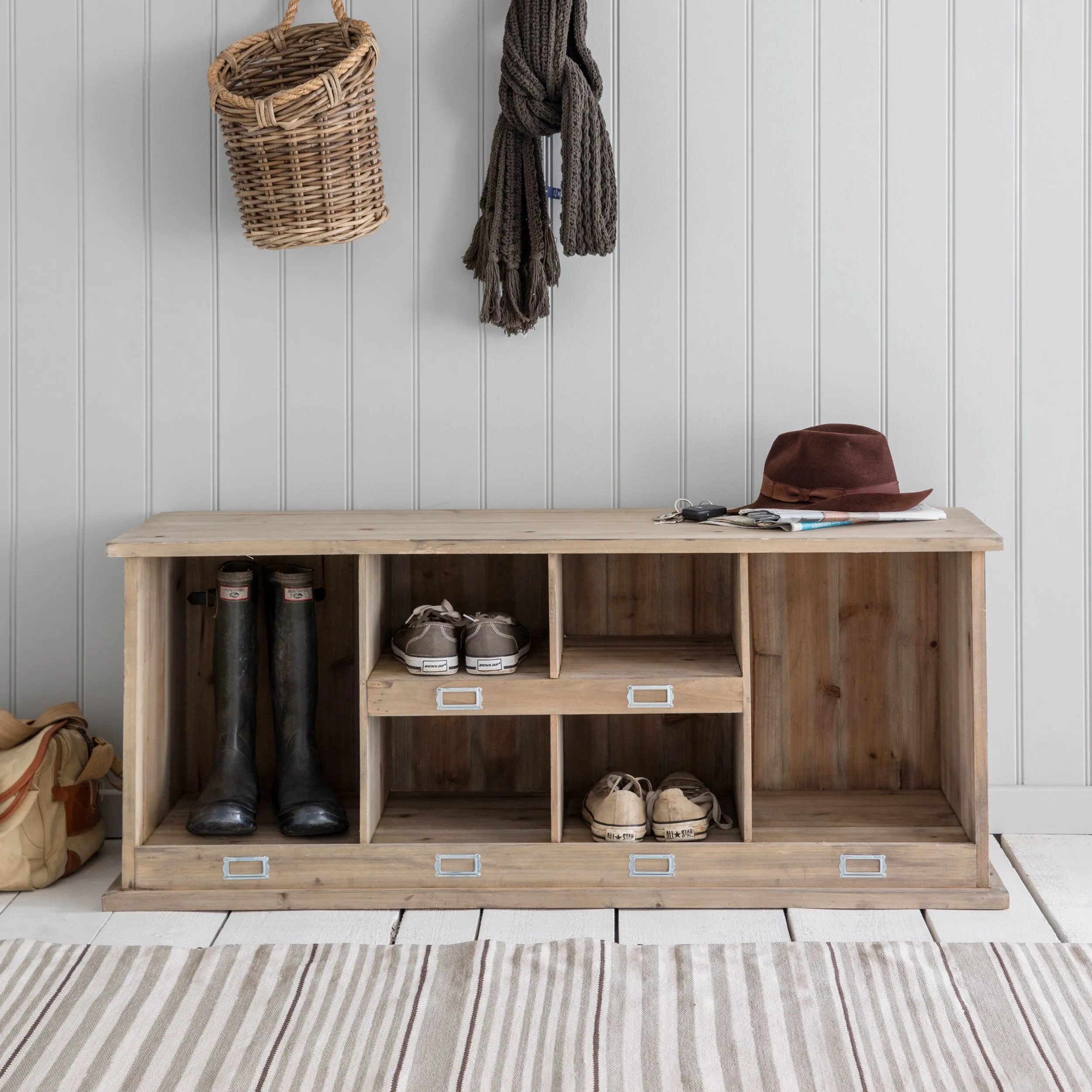 Wooden Chedworth Welly Locker