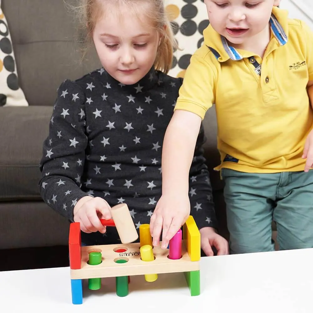 Wooden Hammer Bench - Toddler Toy