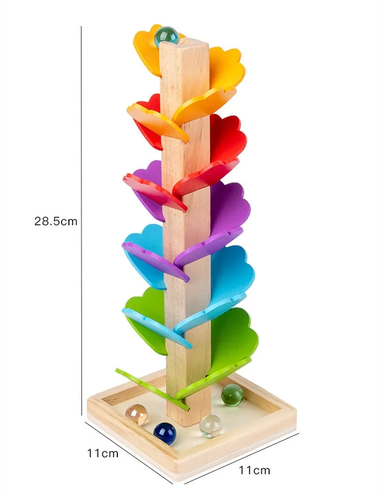 Wooden Rainbow Building Educational Toy