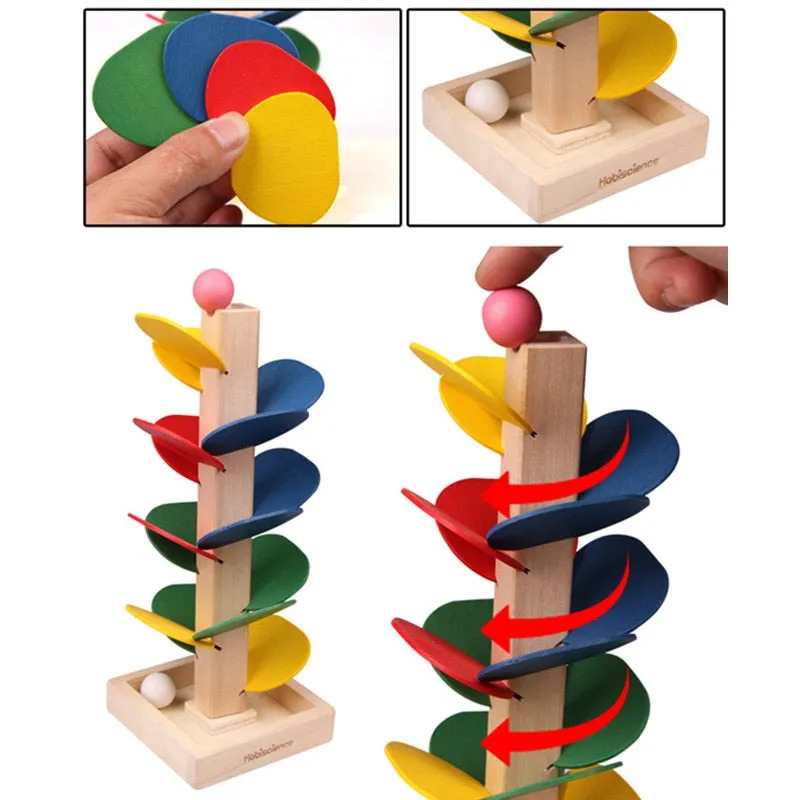 Wooden Rainbow Building Educational Toy