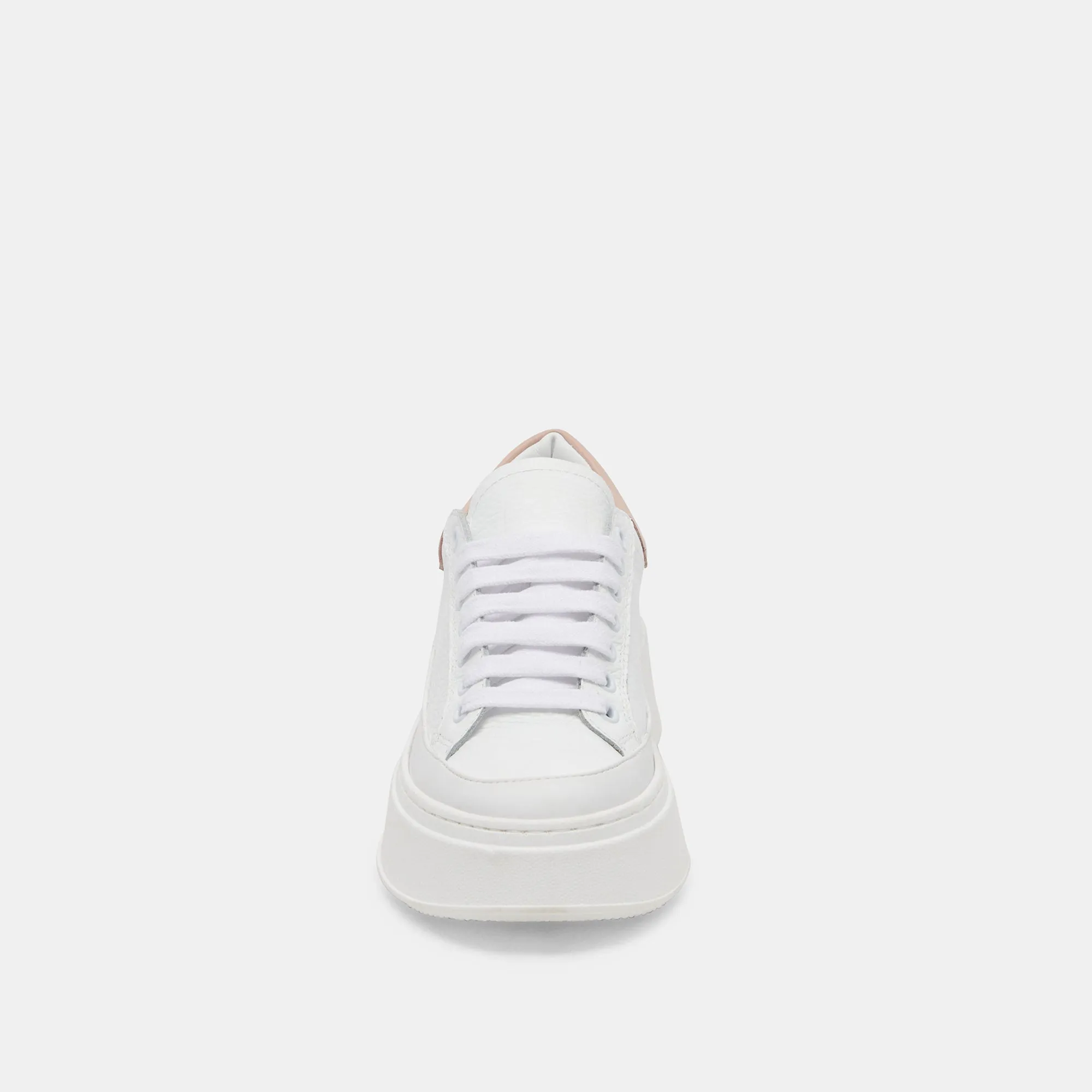 WYETT SNEAKERS WHITE TAN LEATHER