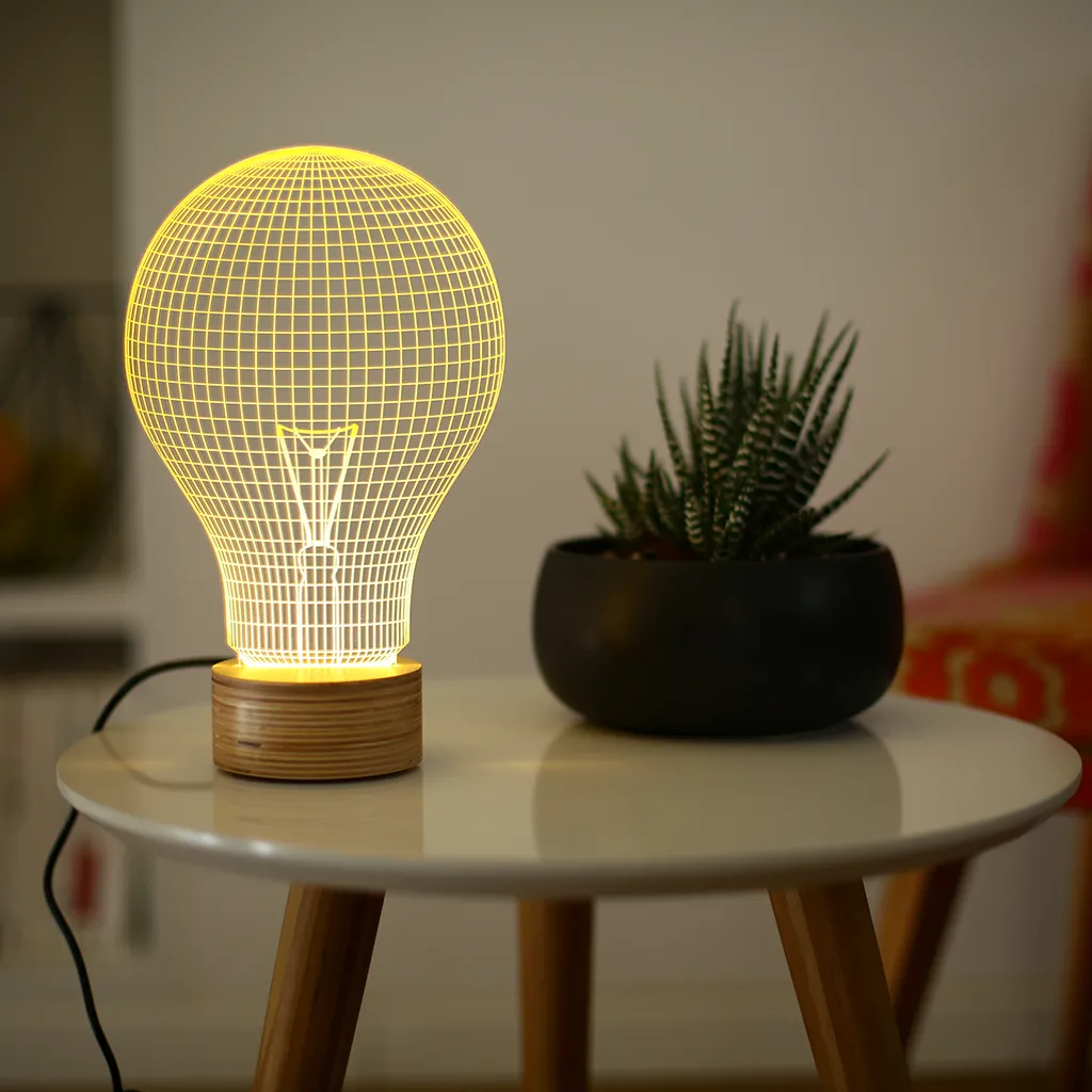 Yellow Bulb Lamp