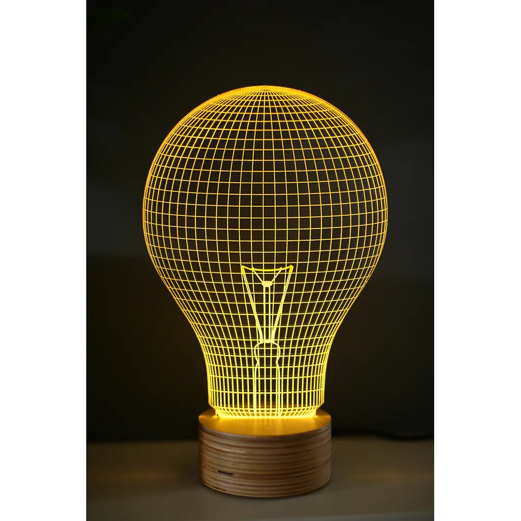 Yellow Bulb Lamp